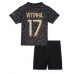 Günstige Paris Saint-Germain Vitinha Ferreira #17 Babykleidung 3rd Fussballtrikot Kinder 2023-24 Kurzarm (+ kurze hosen)